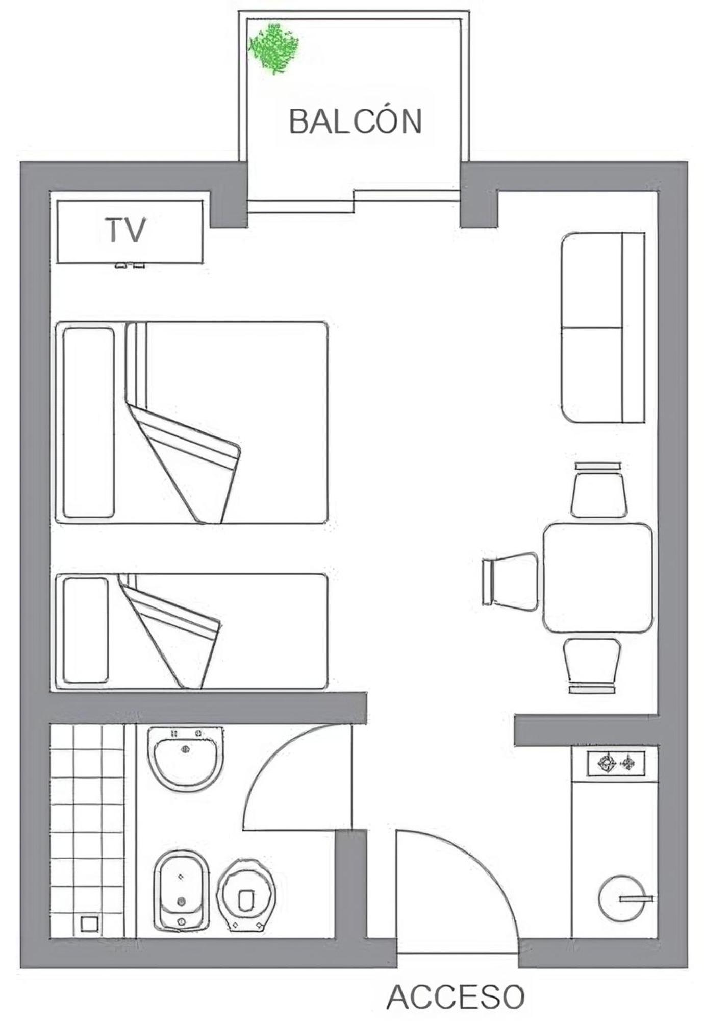 Monoambiente Centrico Con Balcon - Posadas, Misiones Apartment Posadas